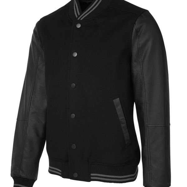 JB's  ART LEATHER BASEBALL JACKET Thumbnail