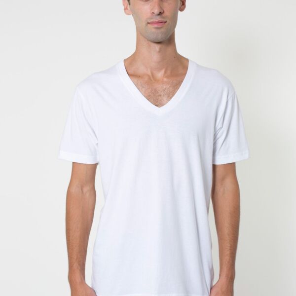 2456 Fine Jersey S/S V-Neck T-Shirt Thumbnail