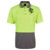 JB's Adults and Kids Hi Vis Non Cuff Traditional Polo Thumbnail