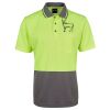 JB's Adults and Kids Hi Vis Non Cuff Traditional Polo Thumbnail