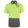 JB's Adults and Kids Hi Vis Non Cuff Traditional Polo Thumbnail