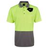 JB's Adults and Kids Hi Vis Non Cuff Traditional Polo Thumbnail