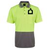 JB's Adults and Kids Hi Vis Non Cuff Traditional Polo Thumbnail