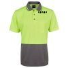 JB's Adults and Kids Hi Vis Non Cuff Traditional Polo Thumbnail