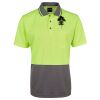 JB's Adults and Kids Hi Vis Non Cuff Traditional Polo Thumbnail