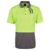 JB's Adults and Kids Hi Vis Non Cuff Traditional Polo Thumbnail