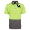 JB's Adults and Kids Hi Vis Non Cuff Traditional Polo Thumbnail