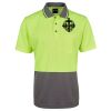 JB's Adults and Kids Hi Vis Non Cuff Traditional Polo Thumbnail