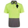 JB's Adults and Kids Hi Vis Non Cuff Traditional Polo Thumbnail