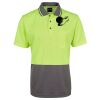 JB's Adults and Kids Hi Vis Non Cuff Traditional Polo Thumbnail