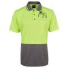 JB's Adults and Kids Hi Vis Non Cuff Traditional Polo Thumbnail