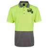 JB's Adults and Kids Hi Vis Non Cuff Traditional Polo Thumbnail