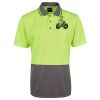 JB's Adults and Kids Hi Vis Non Cuff Traditional Polo Thumbnail