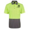 JB's Adults and Kids Hi Vis Non Cuff Traditional Polo Thumbnail