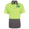 JB's Adults and Kids Hi Vis Non Cuff Traditional Polo Thumbnail