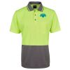 JB's Adults and Kids Hi Vis Non Cuff Traditional Polo Thumbnail