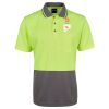 JB's Adults and Kids Hi Vis Non Cuff Traditional Polo Thumbnail