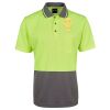 JB's Adults and Kids Hi Vis Non Cuff Traditional Polo Thumbnail