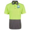 JB's Adults and Kids Hi Vis Non Cuff Traditional Polo Thumbnail