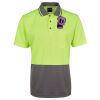JB's Adults and Kids Hi Vis Non Cuff Traditional Polo Thumbnail