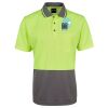 JB's Adults and Kids Hi Vis Non Cuff Traditional Polo Thumbnail