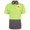 JB's Adults and Kids Hi Vis Non Cuff Traditional Polo Thumbnail