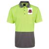 JB's Adults and Kids Hi Vis Non Cuff Traditional Polo Thumbnail