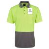 JB's Adults and Kids Hi Vis Non Cuff Traditional Polo Thumbnail