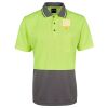 JB's Adults and Kids Hi Vis Non Cuff Traditional Polo Thumbnail