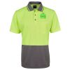 JB's Adults and Kids Hi Vis Non Cuff Traditional Polo Thumbnail