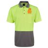 JB's Adults and Kids Hi Vis Non Cuff Traditional Polo Thumbnail