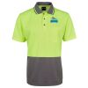 JB's Adults and Kids Hi Vis Non Cuff Traditional Polo Thumbnail