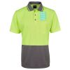 JB's Adults and Kids Hi Vis Non Cuff Traditional Polo Thumbnail