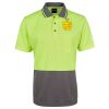 JB's Adults and Kids Hi Vis Non Cuff Traditional Polo Thumbnail
